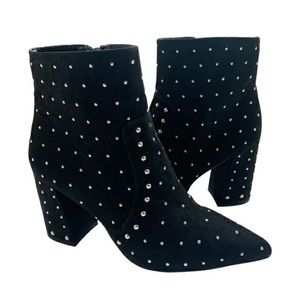 Gianni Bini Black Studded Black Ankle Boots